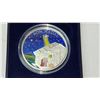 Image 3 : 2011 Principal D'Andorra Bon Nadal Sterling Silver Colored 5 Dinar Coin