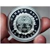 Image 2 : 2009 Canada Fine Silver Proof $20, Summer Moon Mask, COA