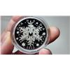 Image 2 : 2013 Canada Fine Silver Proof $20, Winter Snowflake (with Crystal), COA