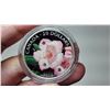 Image 2 : 2012 Canada Fine Silver Proof $20, Rhododendron (with Crystals), COA