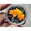 Image 2 : 2012 Canada Fine Silver Proof $20, The Sugar Maple (with Crystal), COA