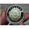 Image 2 : 2013 Canada Fine Silver Proof $25, Grandmother Moon Mask, COA