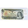 Image 1 : 1973 Canada CH UNC Radar $1 bill, Crow/Bouey, # ECK 2102012