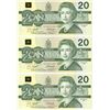 Image 3 : Lot of 5: 1991 Sequential $20 Bird Series bills, Knight/Dodge, # AWS 4316649-653