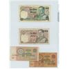 Image 18 : Binder of World Notes:  35 bills (approx. 16 countries incl. Guyana, Angola, Bahrain, Egypt, Nigeria
