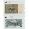 Image 2 : Lot of Two:  1941 Poland 100 Zlotych bill Ser.A 2511954, 1920 Ecudor 100 Sucres bill