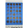 Image 4 : Lincoln Head Cent Collection 1909 – 1940. 51 coins dated 1909 to 1940S. Housed in a blue Whitman fol