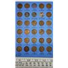 Image 3 : Lincoln Head Cent Collection 1941 – 1973. 66 coins. Housed in a blue Whitman folder.