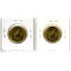 Image 2 : Complete Set of 2 2020 United Nations Loonies. Includes Colourized & Regular. BU from original rolls