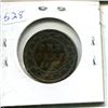 Image 2 : 1882H Canadian Victorian Large Cent. Obverse 2 (Double Chin). EF-40. Nice.