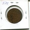Image 2 : 1884 Canadian Victorian Large Cent. Obverse 2 (Double Chin). AU-50. Traces of Lustre. Nice.
