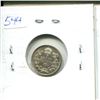 Image 2 : 1920 Canadian Silver 5 Cents. AU-50. Nice.