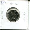 Image 2 : 1964 Extra Water Line Nickel 5 Cents. EF-40. Scarce.