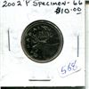 Image 1 : 1952 – 2002P 25 Cents. Specimen-66. Nice.