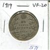 Image 1 : 1919 Canadian Silver 50 Cents. VF-20. Nice.