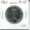 Image 1 : 1963 Silver 50 Cents. Proof Like-65. Bright White. Nice.