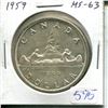 Image 1 : 1959 Silver Dollar. MS-63. Nice.