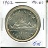 Image 1 : 1962 Silver Dollar. MS-60. Nice.