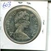 Image 2 : 1965 Type III Silver Dollar. Large Beads, Blunt 5. MS-63. Cameo. Nice.