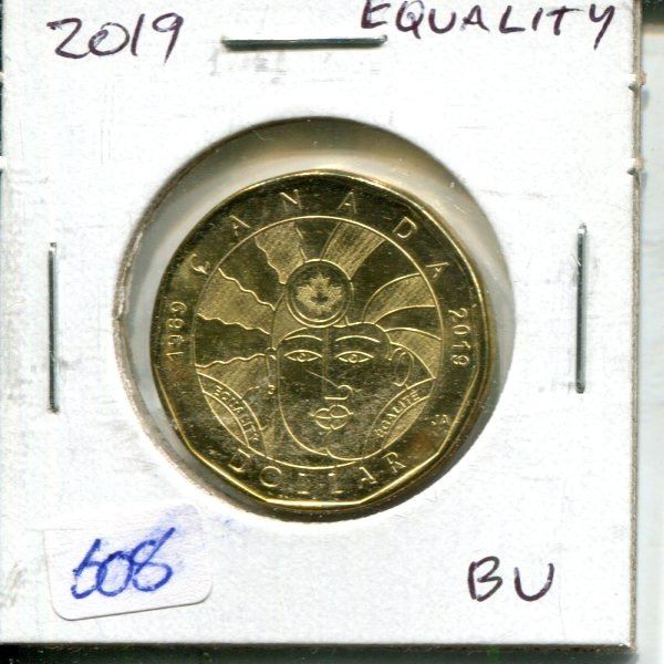 2019 Equality Loonie. BU.
