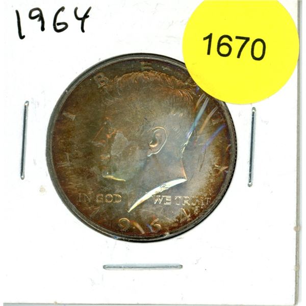 1964 US Kennedy Half Dollars