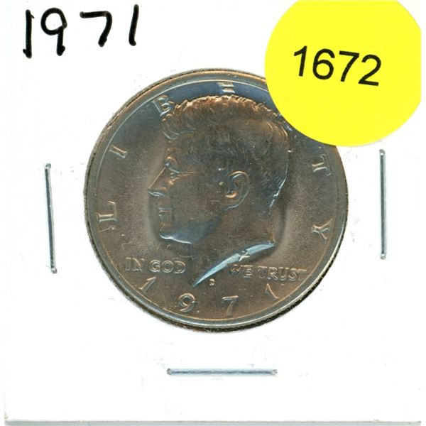 1971 US Kennedy Half Dollars
