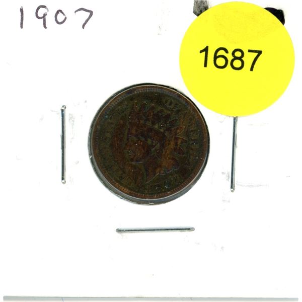 1907 US Indian Head Penny