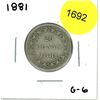 Image 1 : 1881 Newfoundland Twenty Cent Coin