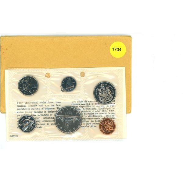 1968 Canadian Uncirculated Coin Set