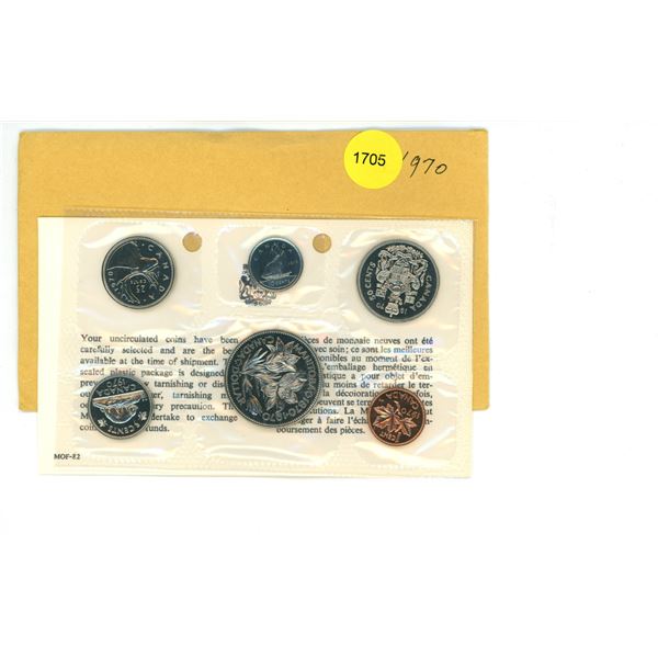 1970 Canadian Uncirculated Coin Set