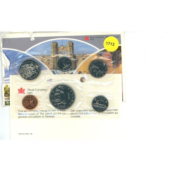 1979 Canadian Uncirculated Coin Set