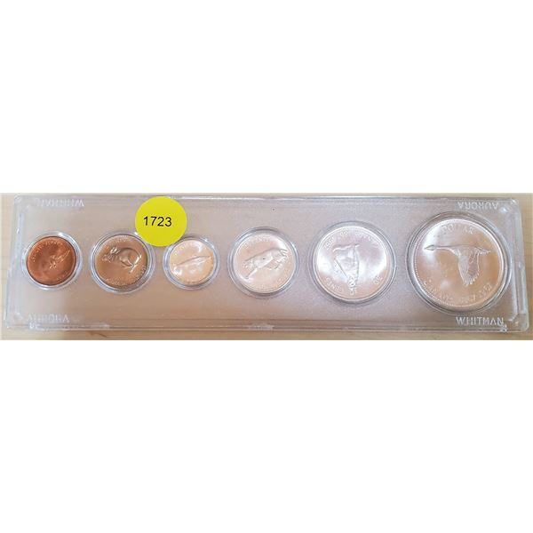 1967 Uncirculated Coin Set in Plastic Case