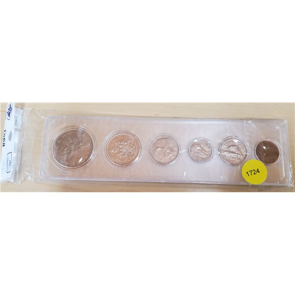 1968 Uncirculated Coin Set in Plastic Case