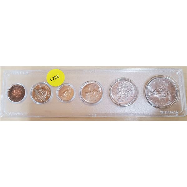 1969 Uncirculated Coin Set in Plastic Case