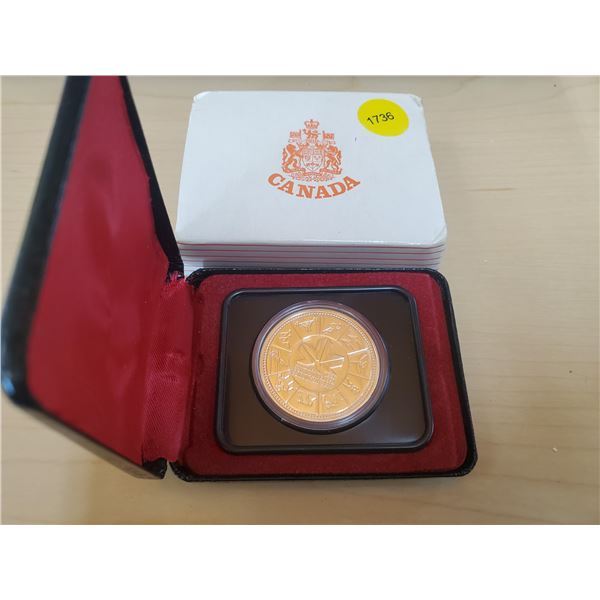 1973 Silver Dollar in Mint Case