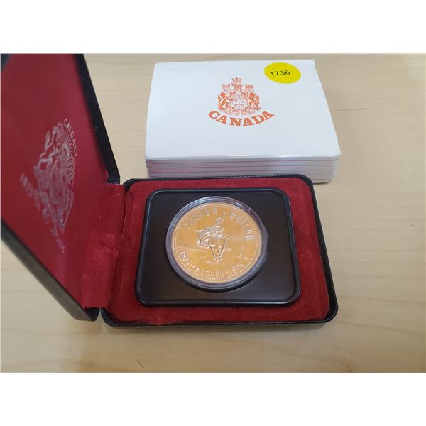 1975 Silver Dollar in Mint Case