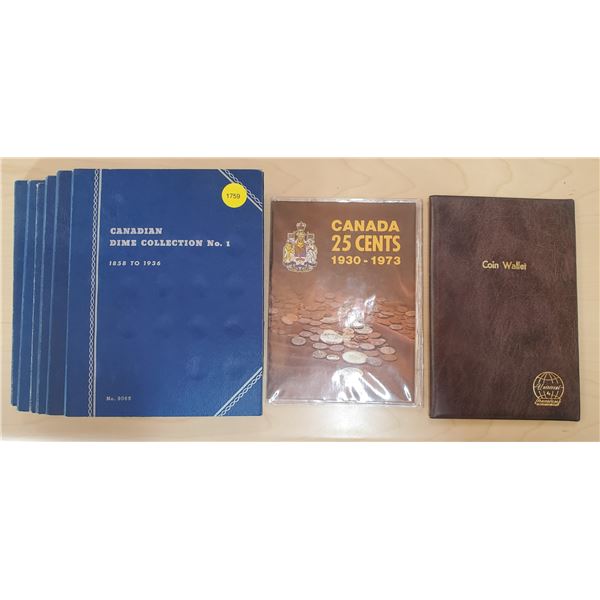 8 Empty Blue Whitman Coin Folders