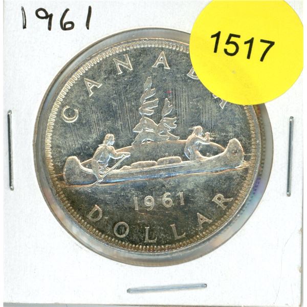 1961 Canadian Silver Dollar