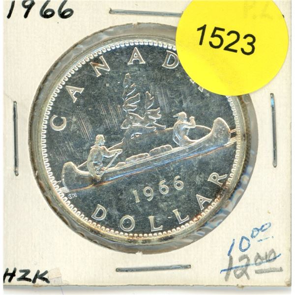 1966 Canadian Silver Dollar