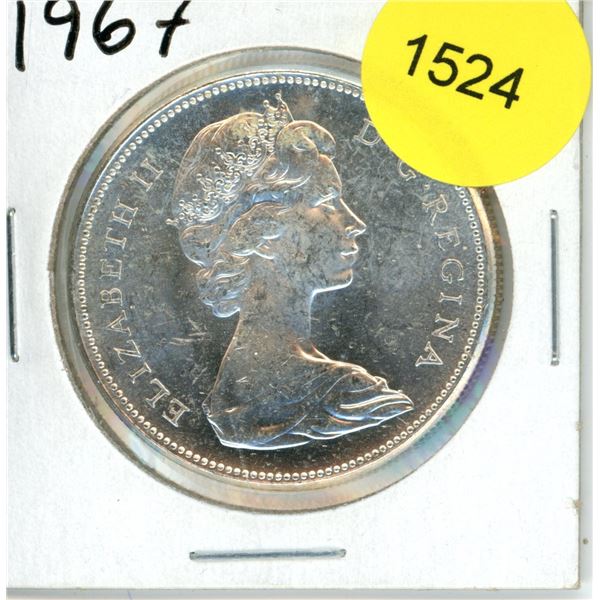 1967 Canadian Silver Dollar