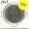 Image 1 : 1969 Canadian Nickel Dollar