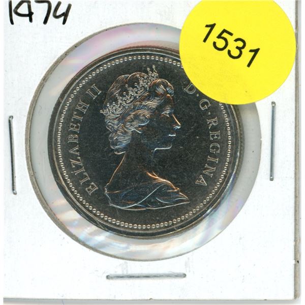 1974 Canadian Nickel Dollar