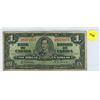 Image 1 : 1937 Canadian One Dollar Bill