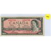 Image 1 : 1954 Canadian Two Dollar Bill