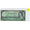 Image 1 : 1967 Canadian One Dollar Bill with Serial Number