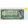 Image 1 : 1967 Canadian One Dollar Bill with Date