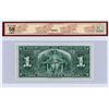 Image 2 : 1937 BCS Graded Canadian One Dollar Bill
