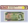 Image 1 : 1969 BCS Graded Canadian Twenty Dollar Bill