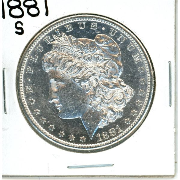 1881S US Morgan Dollar