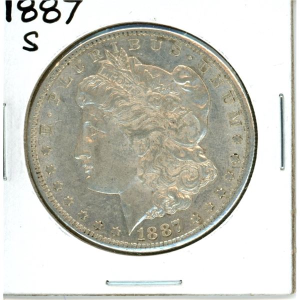 1887S US Morgan Dollar